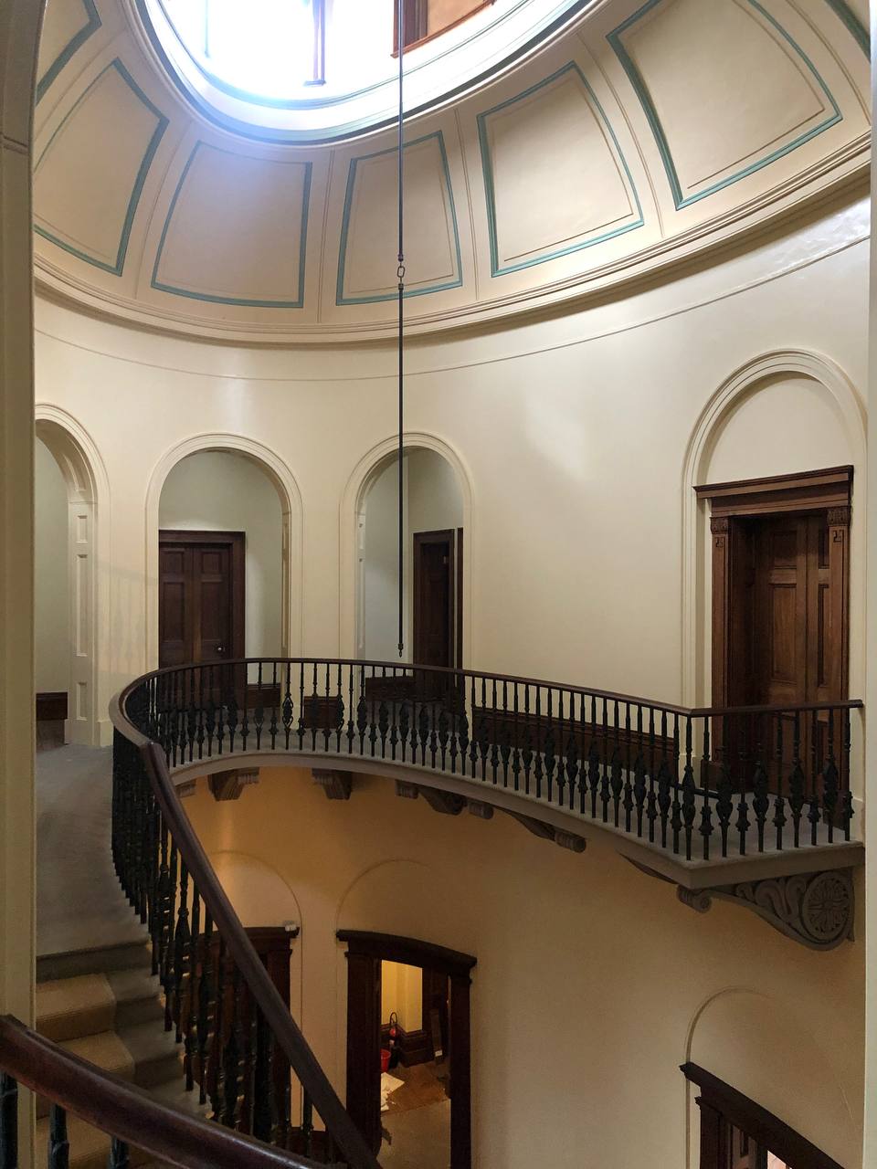 Historická galerie po výmalbě